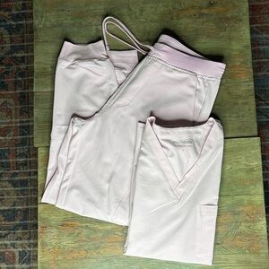 Mandala Light Pink Scrub Set